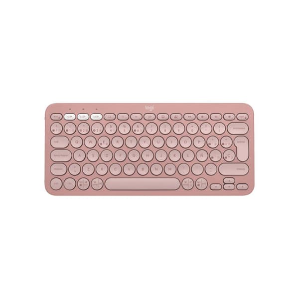 Logitech Trådløst Tastatur Pebble Keys 2 Lyserød