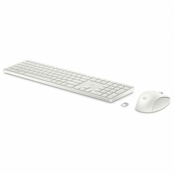 Hp Trådløs Mus Og Tastatur 650 Hvid