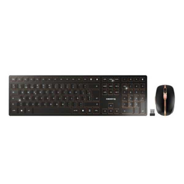 Cherry Dw 9100 Slim Tastatur Søvfarvet Sort