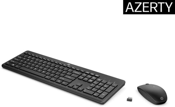 HP 230 trådløs mus og tastatur kombination Sort