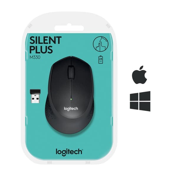 MUS LOGITECH M330 SILENT PLUS SVART