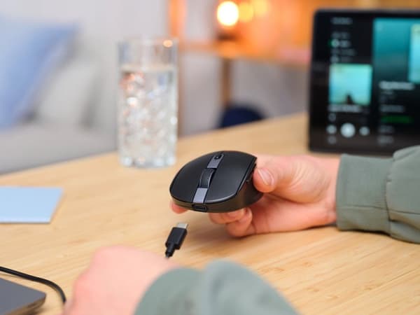 Ozaa kompakte trådløse kabler er sorte | 1 styk