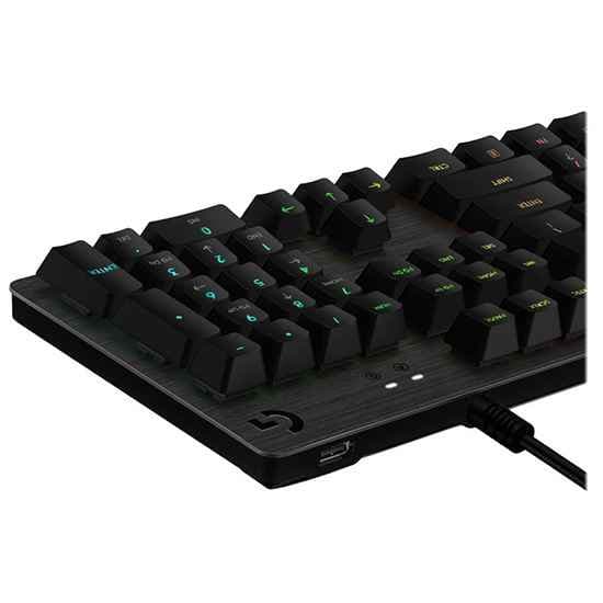 Logitech G512 Brown Switch Pelaamiseen Tarkoitettu Mekaaninen Näppäimistö Hopeinen