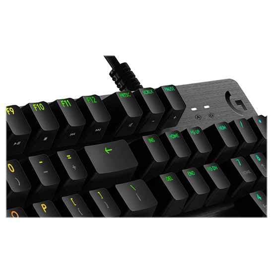 Logitech G512 Brown Switch Pelaamiseen Tarkoitettu Mekaaninen Näppäimistö Hopeinen