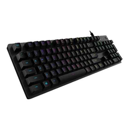 Logitech G512 Brown Switch Pelaamiseen Tarkoitettu Mekaaninen Näppäimistö Hopeinen