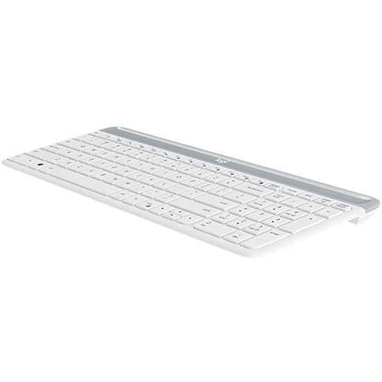 Logitech Mk470 Trådlöst Tangentbord Och Mus Silver US QWERTY