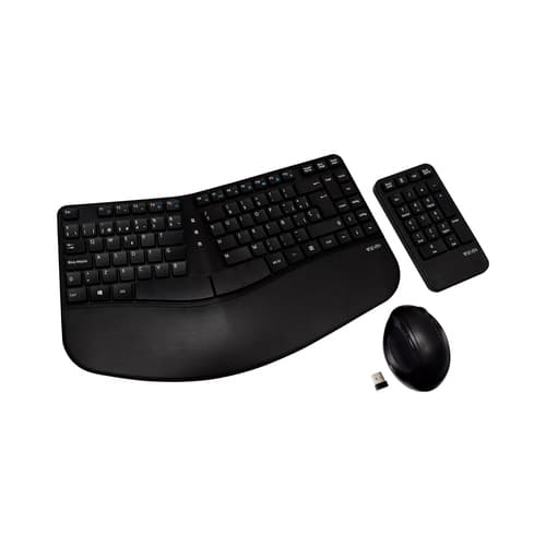 ERGONOMIC KEYBOARD MOUSE COMBO/WIRELESS W/KEYPAD SPANISH - ES I