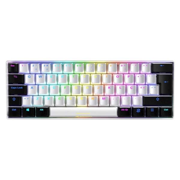 Sharkoon Skiller Sgk50 S4 Kailh Trådløst Mekanisk Gamingtastatur Transparent