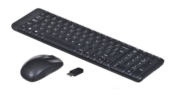 Logitech MK220 tangentbord RF Trådlöst QWERTY International EER Svart