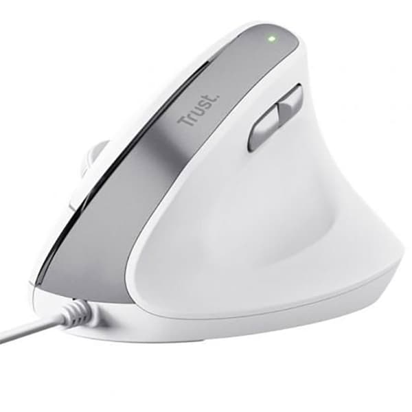 Trust Bayo Ii Trådlös Ergonomisk Mus Vit