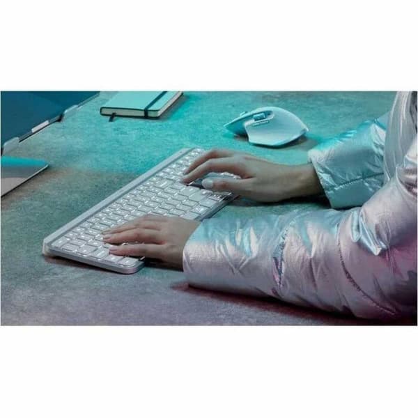 Logitech Mx Keys S Langaton Näppäimistö Hopeinen