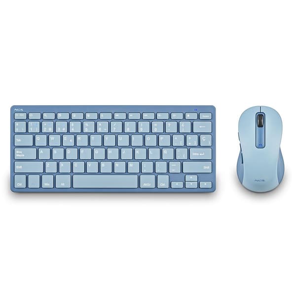 Ngs Fantasykit Trådløst Tastatur Og Mus Blå