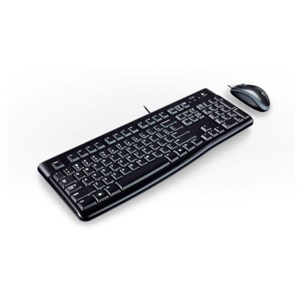 Logitech Mk120 Combo Näppäimistö Ja Hiiri Musta German QWERTZ