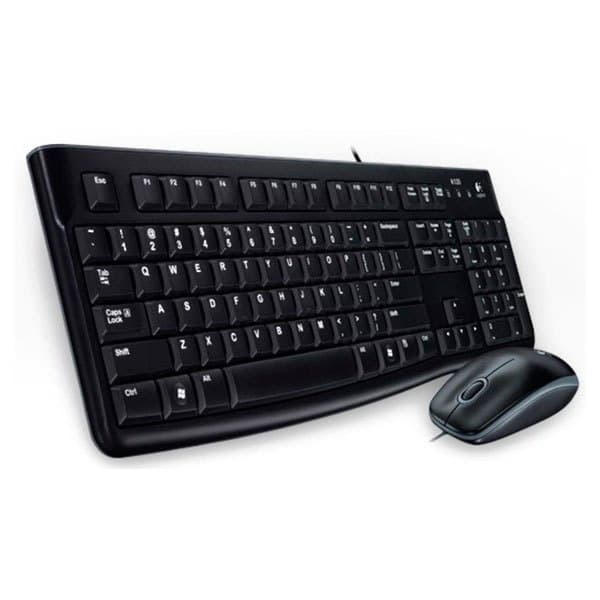 Logitech Mk120 Combo Näppäimistö Ja Hiiri Musta German QWERTZ