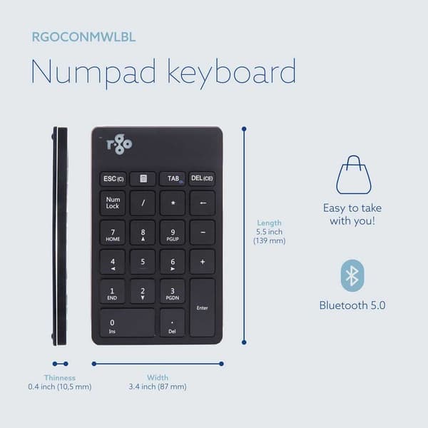 R-go Tools Mwdbl Numeronäppäimistö