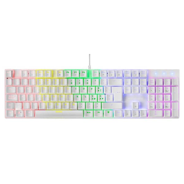 Mars Gaming Mk422 Switch Red Mekanisk Tastatur Til Spil Hvid