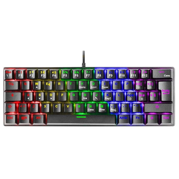 Mars Gaming Mk60 Switch Brown Mekaniskt Spelande Tangentbord