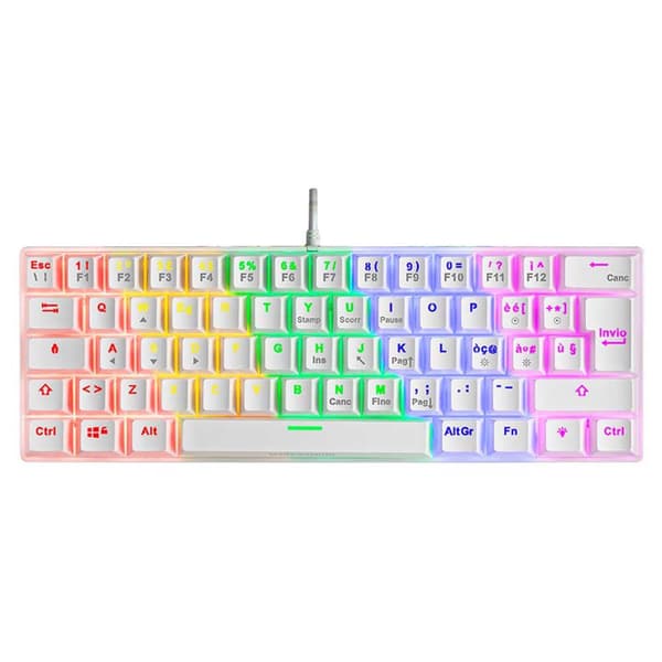Mars Gaming Mk60 Switch Brown Mekanisk Tastatur Til Spil