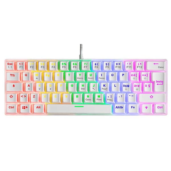 Mars Gaming Mk60 Switch Red Pelaamiseen Tarkoitettu Mekaaninen Näppäimistö