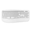 Miniatyrbillede 1 af 5: Phoenix Technologies K201 Trådløst Ergonomisk Tastatur Hvid