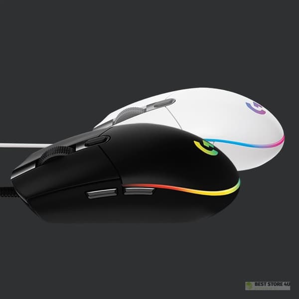 Logitech G203 Lightsync Gamingmus USB Typ-A 8000 DPI