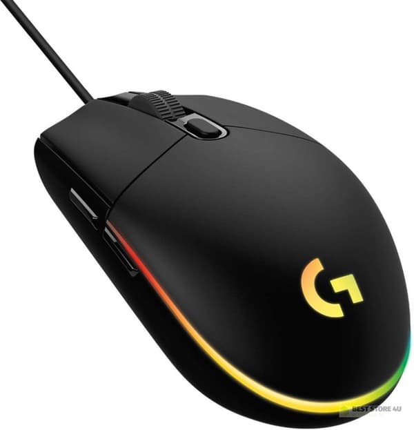 Logitech G203 Lightsync Gamingmus USB Typ-A 8000 DPI