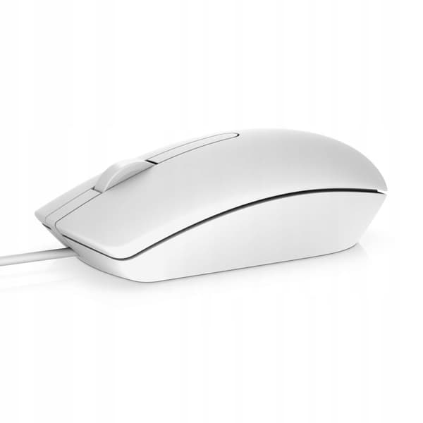 DELL Optisk Mus MS116 Vit, 570-AAIP Vit