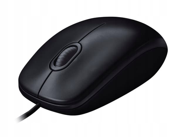 Logitech M90, Sladdbunden Mus Svart, 910-001793 Grå