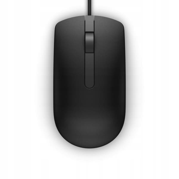 DELL optisk mus MS116 svart, 570-AAIS Svart