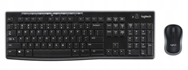 Logitech MK270 Combo, Iso-Britannia, 920-004523 musta