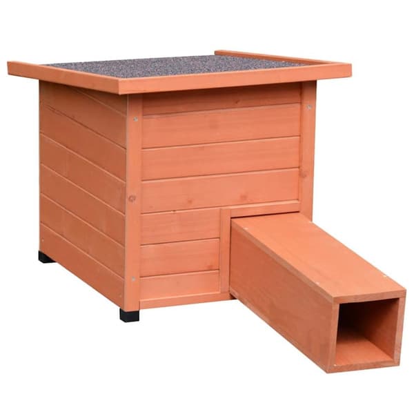 Igelkott Hus XL 53x65x52cm Trä Brun