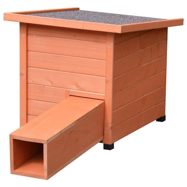 Igelkott Hus XL 53x65x52cm Trä Brun