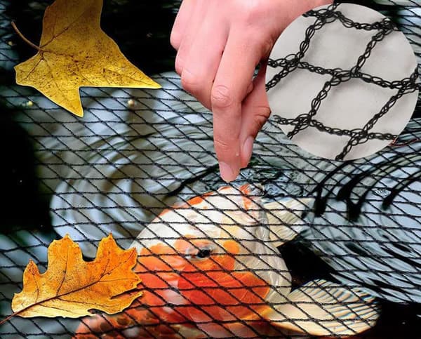 Lollanda Svart Dammnät Fiskdammsnät Bladnät Nät Fågelskyddsnät robust
