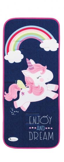 barnvagnsinsats Eenhoorn 83 x 33 cm blå