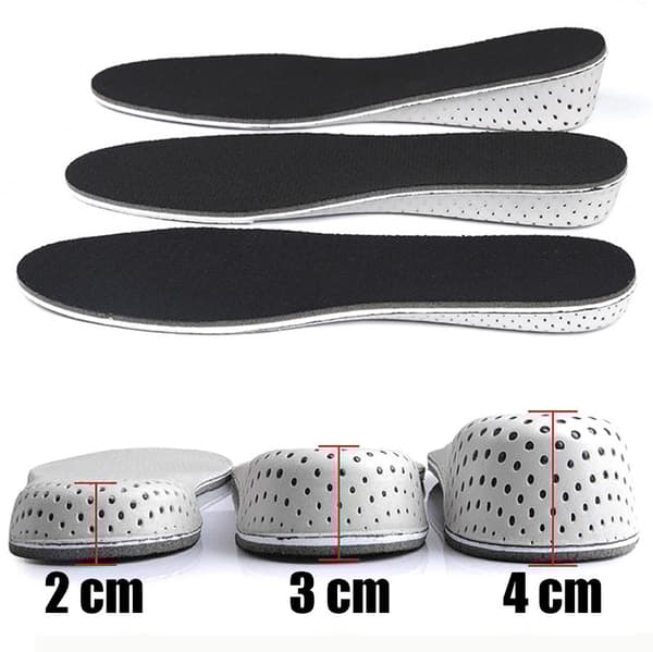 Skosåler / Bli Lengre Såle / Innlegg for Menn 3 cm