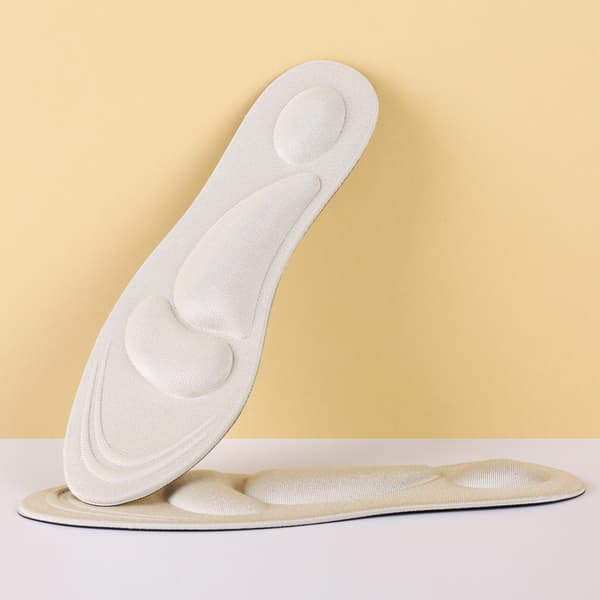 INF Massage svedabsorberende sko indlægssåler 1 par Beige 35-39