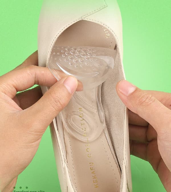 INF 1 par Flat Feet Arch Orthotic Support innleggssåler Gjennomsiktig