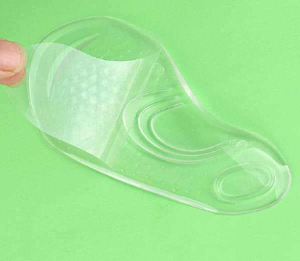 INF 1 par Flat Feet Arch Orthotic Support innleggssåler Gjennomsiktig