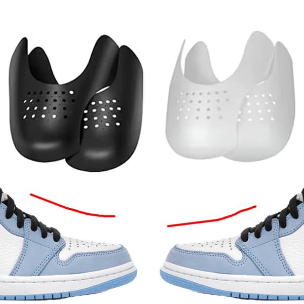 Skydd Mot Skoveck - Gångveck på Sneakers - 35-39 - Anti-Crease Vit
