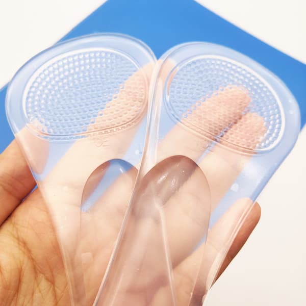 INF Anti-slip fotvalvsstödskoinlägg med massagefunktion självhäftande