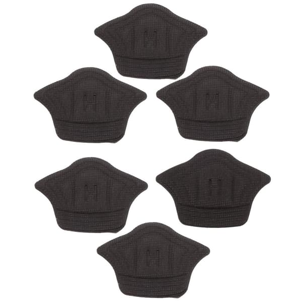 Hælbeskyttelse / skoinnlegg 6 par 9 mm Sort