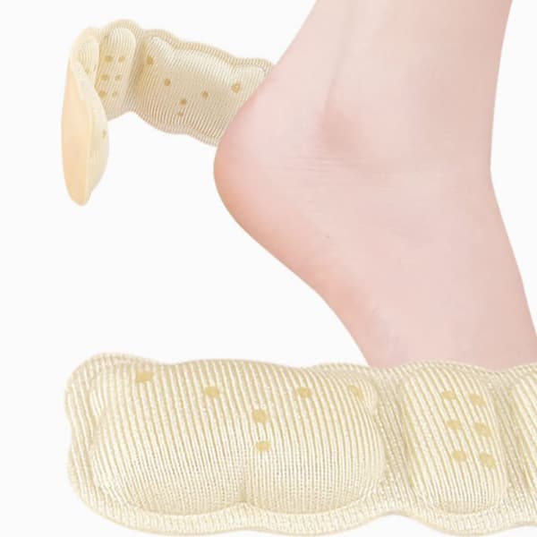 INF Hælklistremerker Puteskoputer 4-par Beige