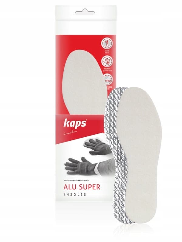Värmande skoinlägg med Kaps Alu Super-isolering