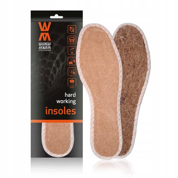 Svettdämpande innersulor för arbetskängor - Worker Walker Coco Fiber