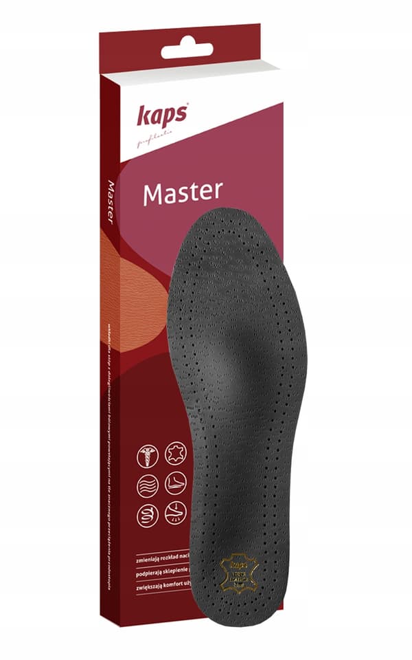 Profiloidut nahkapohjalliset Kaps Master -kenkiin