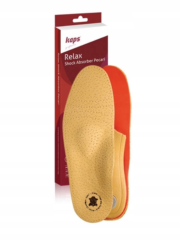 Kaps Relax Shock Absorber Pecari profilerade skoinlägg i läder