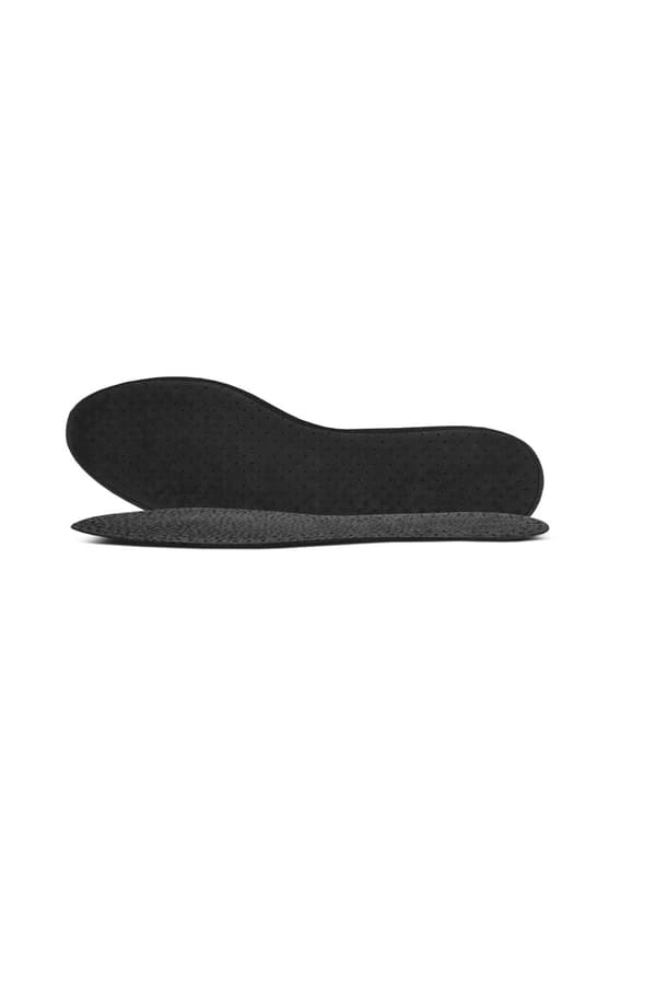 Kaps Leather Carbon Black skoinlägg som andas och motverkar svett