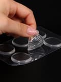 Miniatyrbillede 4 af 5: INF Gennemsigtige hælpudepuder Blisterskopuder, 5-Pack Gel Foot Stickers