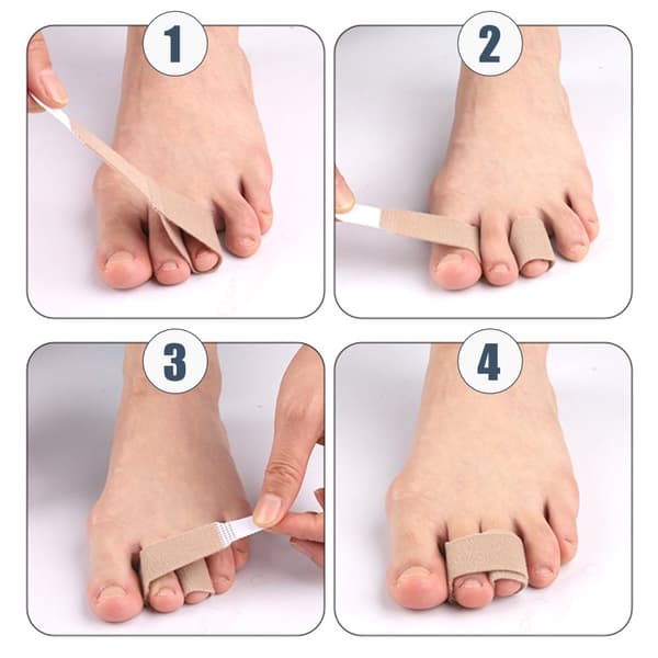 INF Skin Tone Toe Splinter for Claw Toe - 20 stk 0