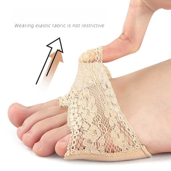 INF Osynlig framfotskudde med anti-slip tåavskiljare